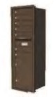 STD-4C Locking Horizontal Mailbox Antique Bronze