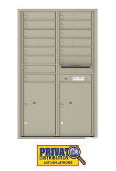 4C Horizontal Commercial Mailboxes for Private Delivery