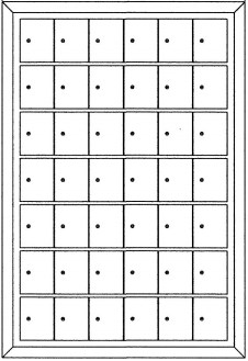 Rear-loading Private Use Horizontal Mailboxes – 42 Doors