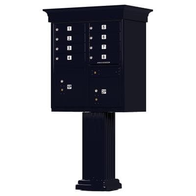 Classic Style Decorative 8-door Cluster Mailbox
