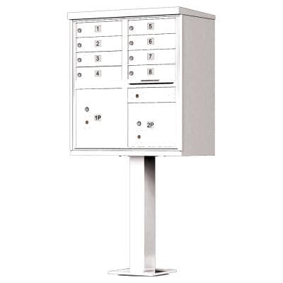 8 Door Cluster Pedestal Mailbox for Sale 1570-8 Florence vital™