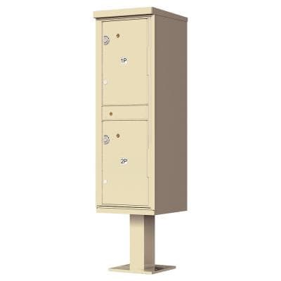 1590 Valiant Postal Gray 4-Compartment Parcel Lockers Pedestal Mount Mailbox 1590 Valiant Postal Gray 4-Compartment Parcel Lockers Pedestal Mount Mailbox