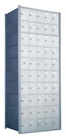 50 Door Commercial Horizontal Mailboxes