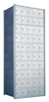 50 Door Commercial Horizontal Mailboxes
