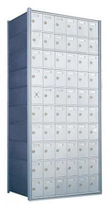 60 Door Commercial Horizontal Mailboxes