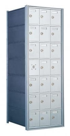 Front-loading Private Use Horizontal Mailboxes – 21 Doors