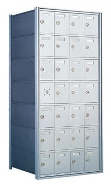 28 Door Commercial Horizontal Mailboxes