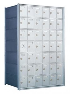 42 Door Commercial Horizontal Mailboxes