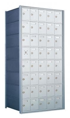 40 Door Commercial Horizontal Mailboxes