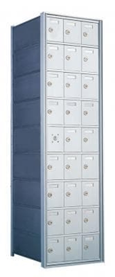 27 Door Commercial Horizontal Mailboxes