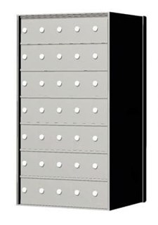 Rear-loading Private Use Horizontal Mailboxes – 35 Doors
