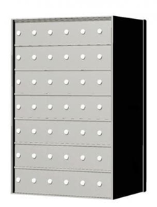 Rear-loading Private Use Horizontal Mailboxes – 42 Doors