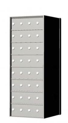 Rear-loading Private Use Horizontal Mailboxes – 32 Doors