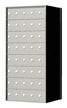 Rear-loading Private Use Horizontal Mailboxes – 40 Doors