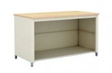48-Inch Extra Deep Open Storage Adjustable Table with Lower Shelf