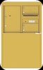 4C06D-02-D 4C Horizontal Depot Mailboxes Gold Speck