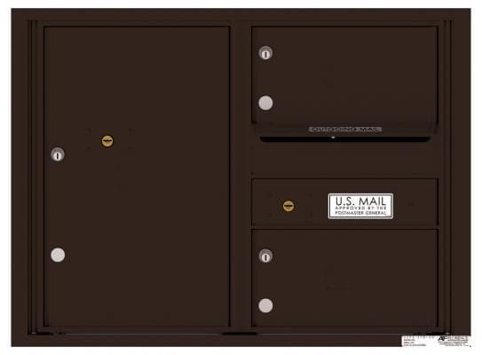 Versatile ™ 4C Mailbox – 6-Doors High – 2 Tenant Mailboxes