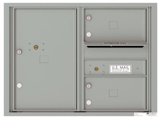 Versatile ™ 4C Mailbox – 6-Doors High – 2 Tenant Mailboxes