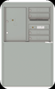 4C06D-04 4C Horizontal Depot Mailbox Silver Speck