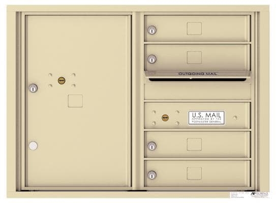 Versatile ™ 4C Mailbox – 6-Doors High – 4 Tenant Mailboxes