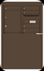 4C06D-05-D 4C Horizontal Depot Mailboxes Antique Bronze
