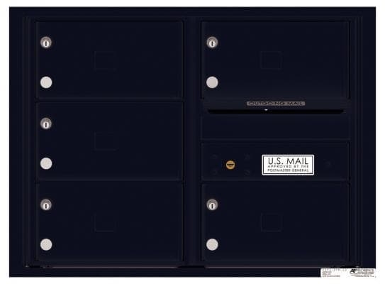 Versatile ™ 4C Mailbox – 6-Doors High – 5 Tenant Mailboxes