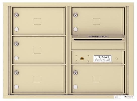 Versatile ™ 4C Mailbox – 6-Doors High – 5 Tenant Mailboxes