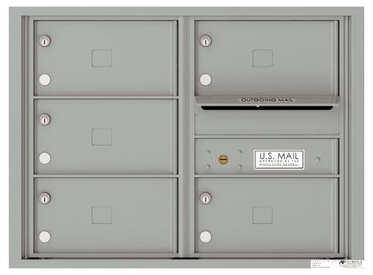 Versatile ™ 4C Mailbox – 6-Doors High – 5 Tenant Mailboxes