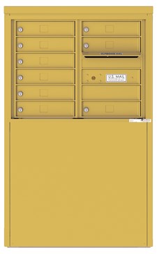 6-High 4C Horizontal Depot Mailboxes