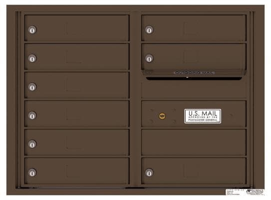 Versatile ™ 4C Mailbox – 6-Doors High – 9 Tenant Mailboxes