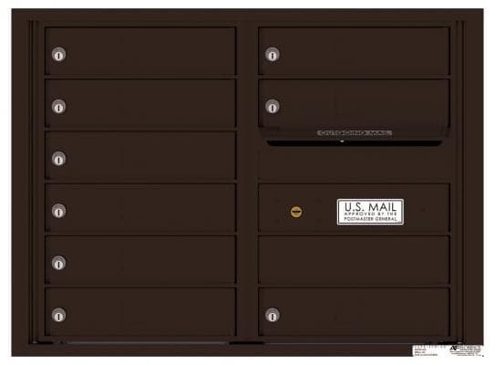 Versatile ™ 4C Mailbox – 6-Doors High – 9 Tenant Mailboxes