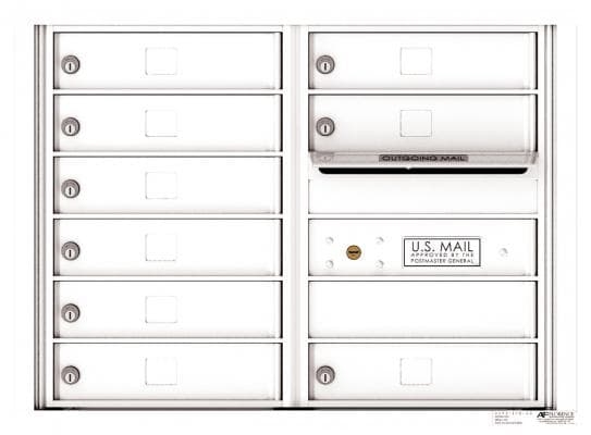 Versatile ™ 4C Mailbox – 6-Doors High – 9 Tenant Mailboxes