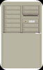 4C06D-10-D 4C Horizontal Depot Mailbox Postal Grey