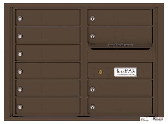 Versatile ™ 4C Mailbox – 6-Doors High – 10 Tenant Mailboxes