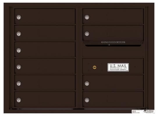 Versatile ™ 4C Mailbox – 6-Doors High – 10 Tenant Mailboxes