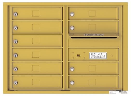 Versatile ™ 4C Mailbox – 6-Doors High – 10 Tenant Mailboxes