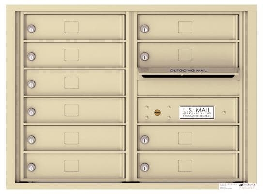 Versatile ™ 4C Mailbox – 6-Doors High – 10 Tenant Mailboxes