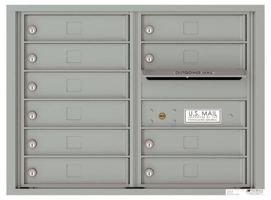 Versatile ™ 4C Mailbox – 6-Doors High – 10 Tenant Mailboxes