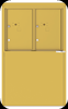 4C06D-2P-D 4C Horizontal Depot Mailbox Gold Speck