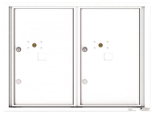 Versatile ™ 4C Mailbox – 6-Doors High – 2 Parcel Lockers
