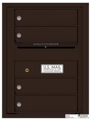 Versatile ™ 4C Mailbox – 6-Doors High – 4 Tenant Mailboxes