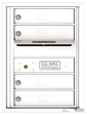 Versatile ™ 4C Mailbox – 6-Doors High – 4 Tenant Mailboxes