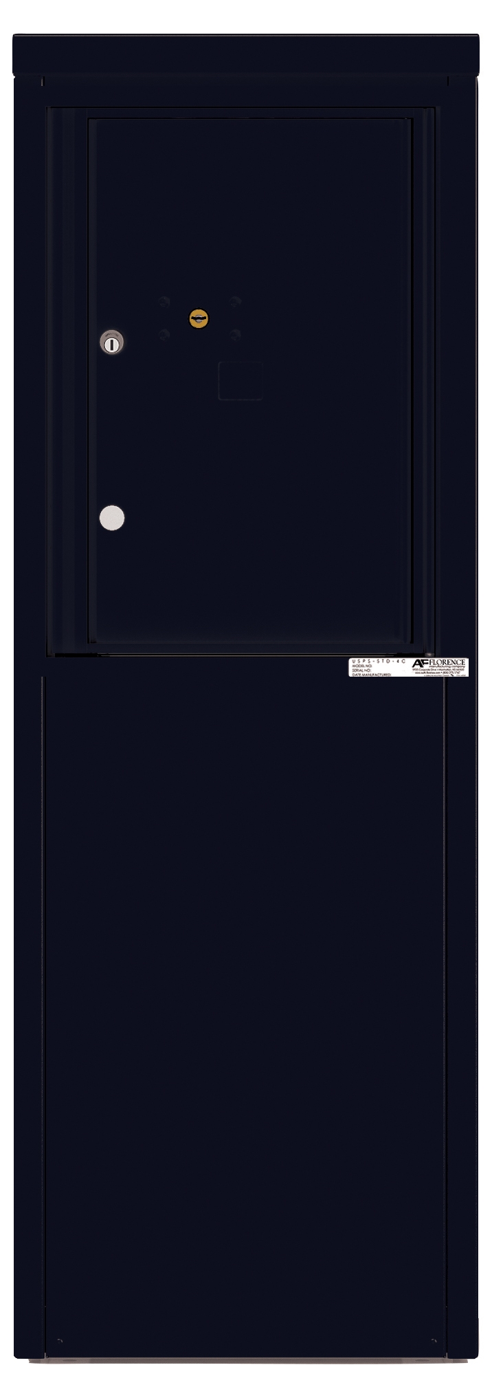 4C06S-1P-D 4C Horizontal Depot Mailbox Black