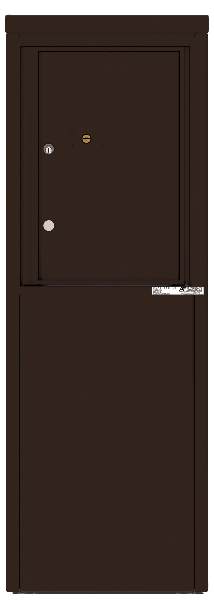 4C06S-1P-D 4C Horizontal Depot Mailbox Dark Bronze