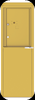 4C06S-1P-D 4C Horizontal Depot Mailbox Gold Speck