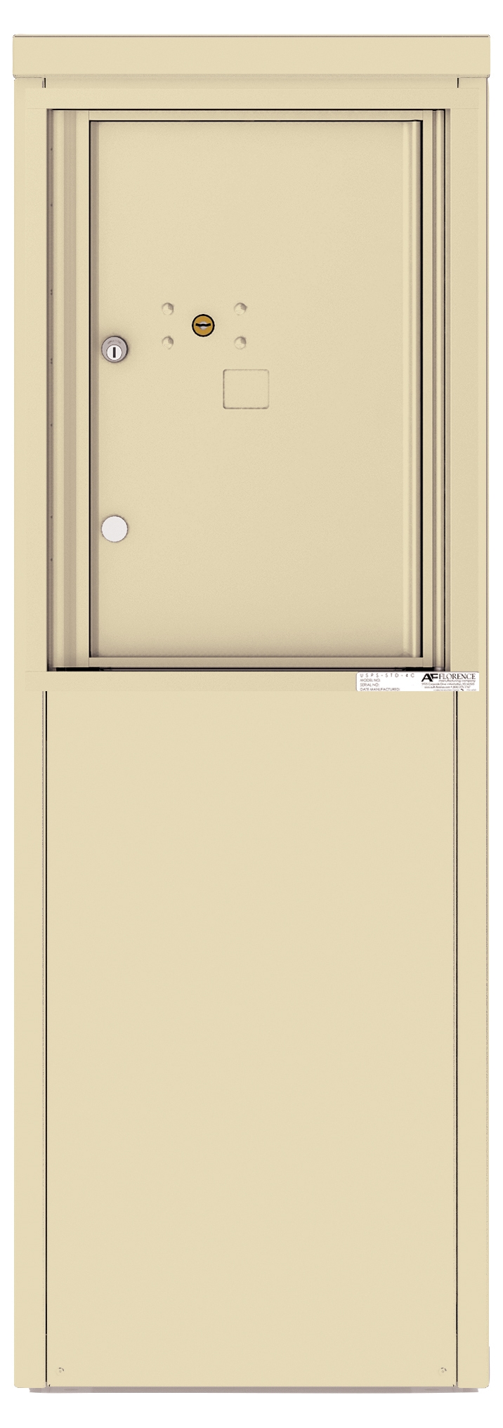 4C06S-1P-D 4C Horizontal Depot Mailbox Sandstone