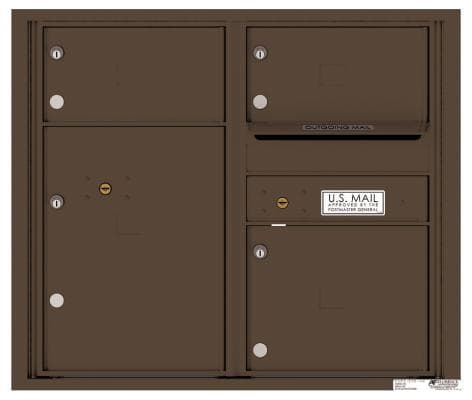 Versatile ™ 4C Mailbox – 7-Doors High – 3 Tenant Mailboxes