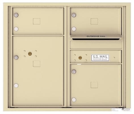 Versatile ™ 4C Mailbox – 7-Doors High – 3 Tenant Mailboxes