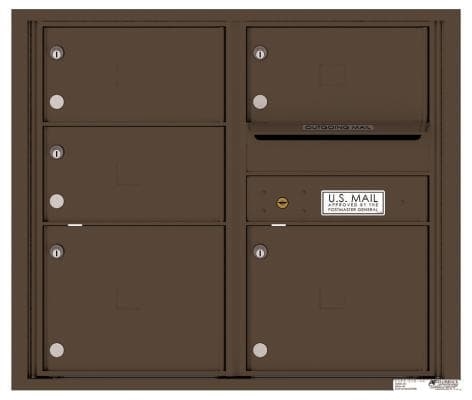 Versatile ™ 4C Mailbox – 7-Doors High – 5 Tenant Mailboxes