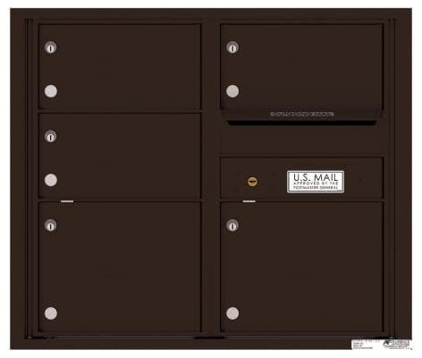 Versatile ™ 4C Mailbox – 7-Doors High – 5 Tenant Mailboxes